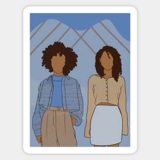 Twin Fro Power // Coins and Connections Sticker